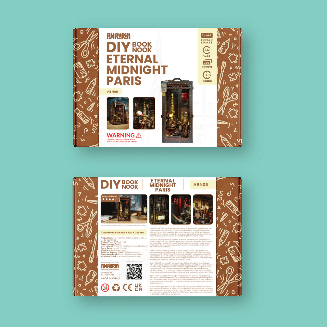 Eternal Midnight Paris Book Nook Kit | Collector’s Edition - Image 14