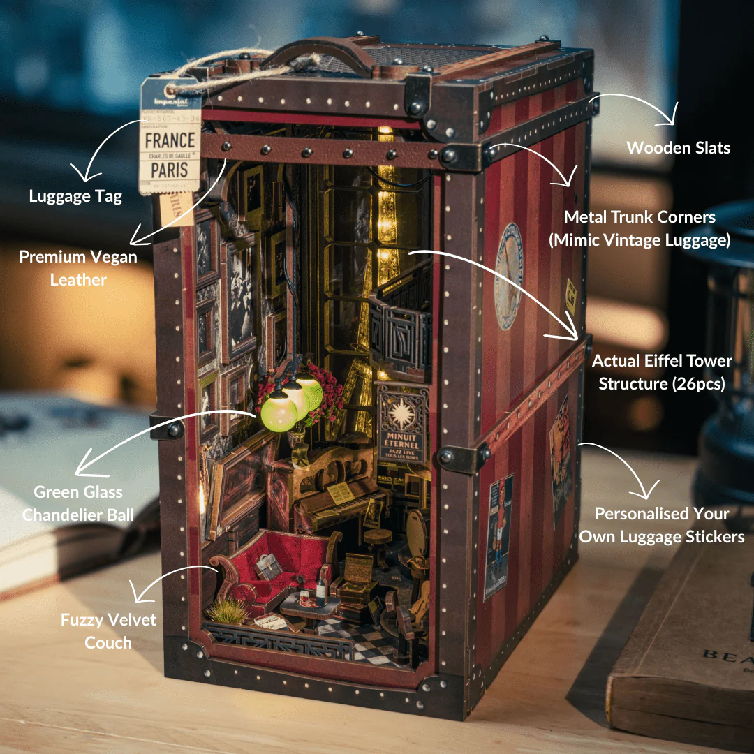 Eternal Midnight Paris Book Nook Kit | Collector’s Edition - Image 5