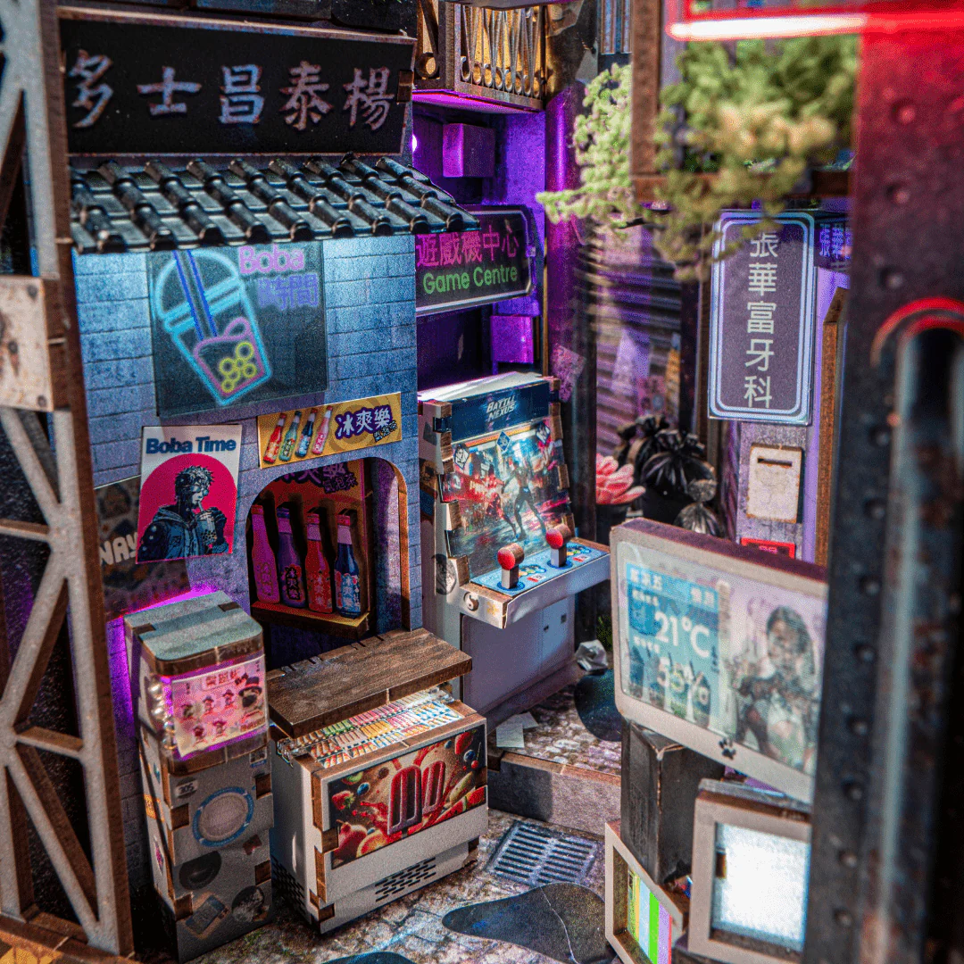 Kowloon Walled City 2049 Book Nook Kit - Image 6
