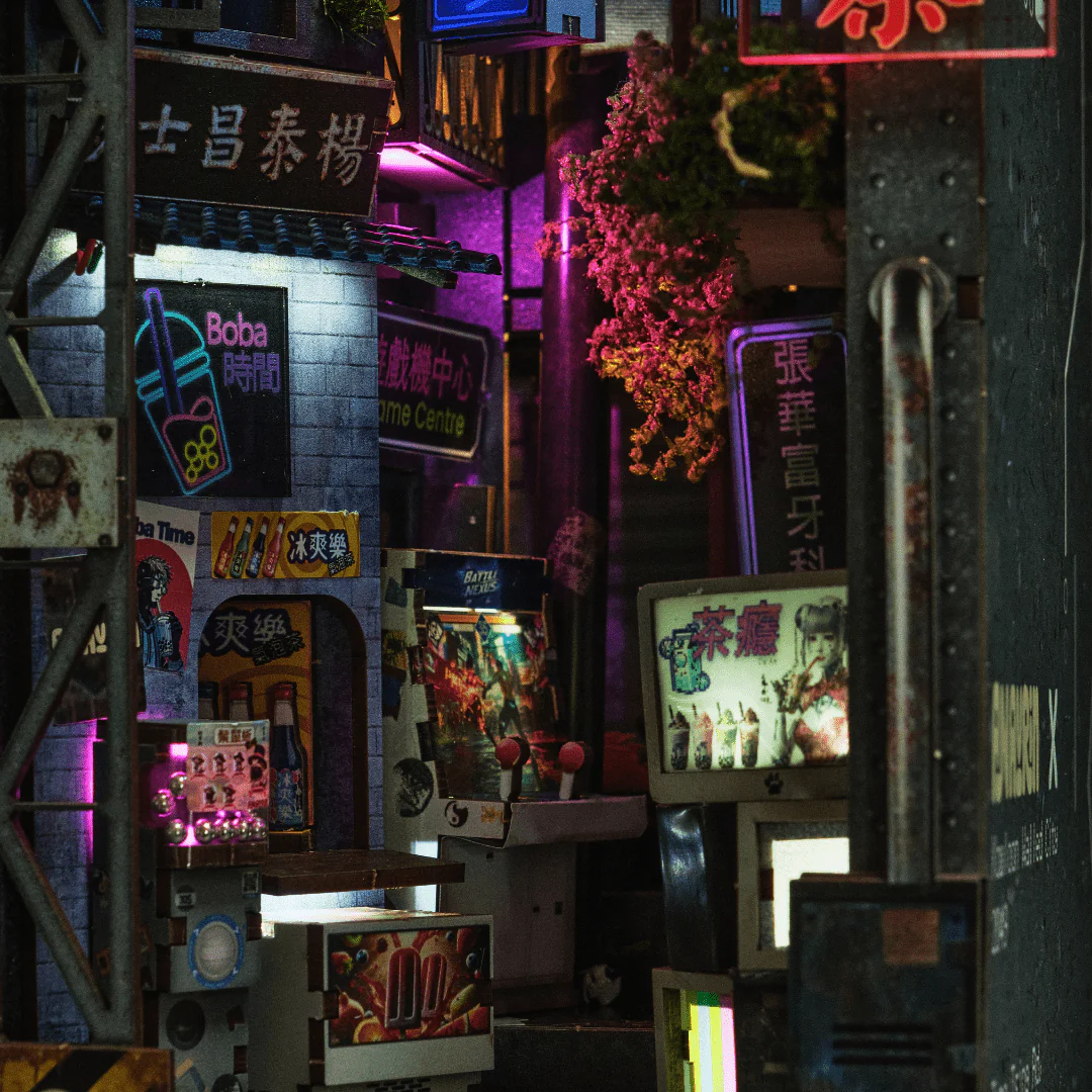 Kowloon Walled City 2049 Book Nook Kit - Image 8
